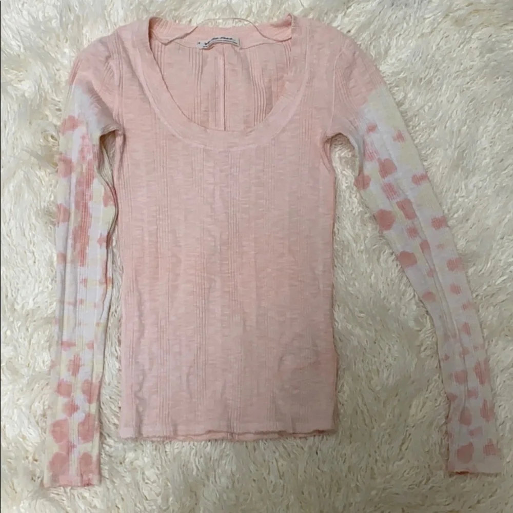 Free People Mixed Dye Henley